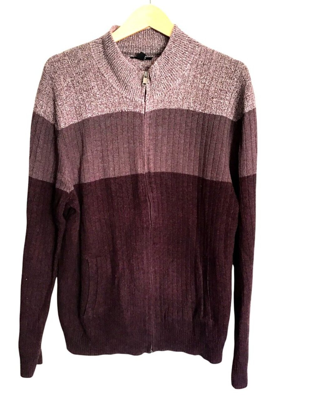 ALFANI- MENS LONG SLEEVE 100% COTTON HALF ZIP CLOSURE SWEATER SIZE X-LARGE